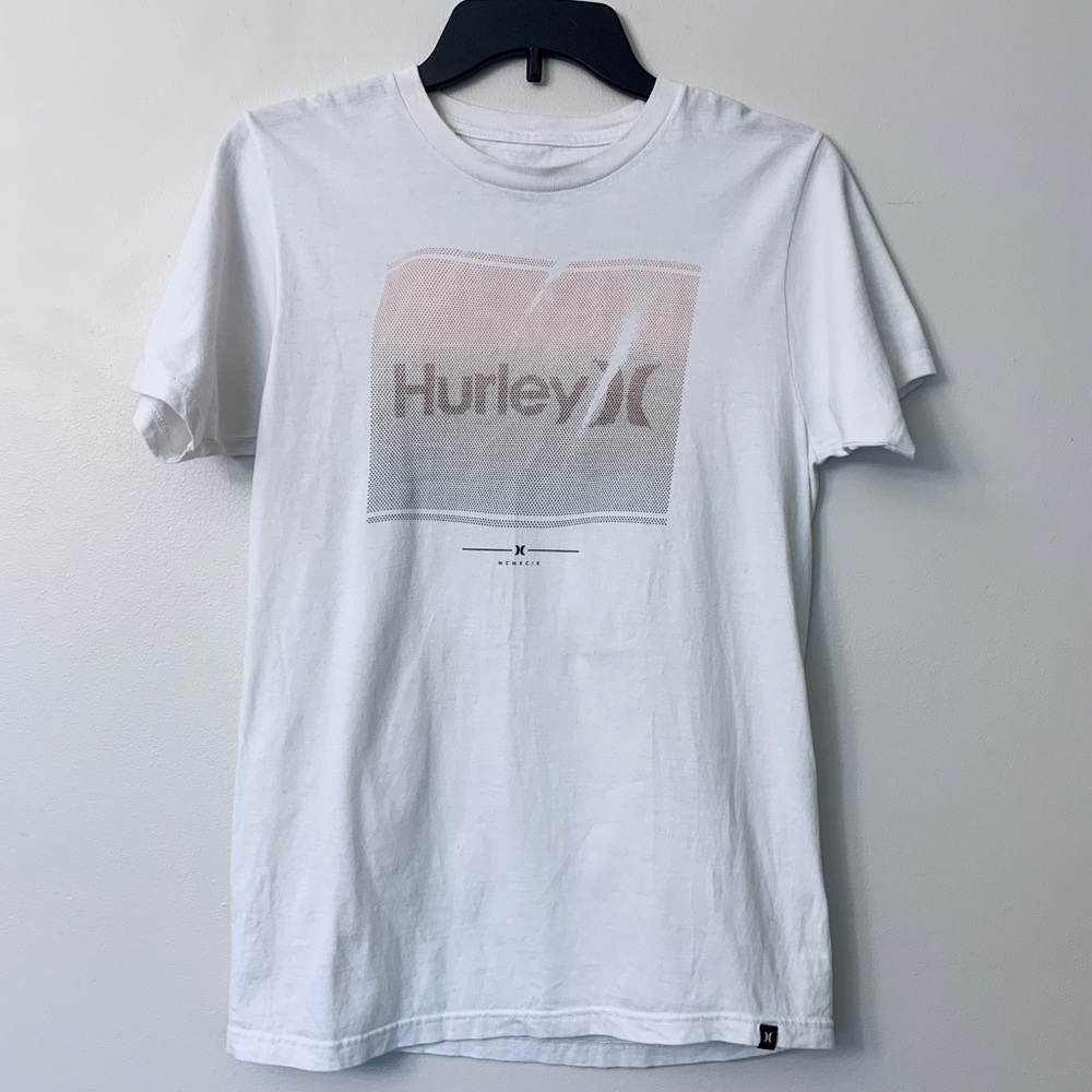 Hurley logo short sleeve T-shirt white small